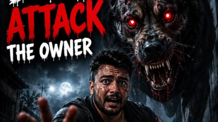 😱😱Scarry dog 🐕 attack the owner