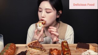 Món Hàn : Thưởng thức các món bánh ngọt siêu ngon 2 #mukbang