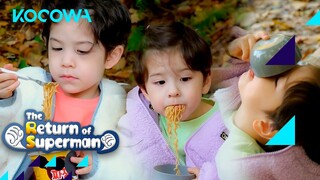 First a Mountain Hike, then...RAMYEON MUKBANG! l The Return of Superman Ep 456