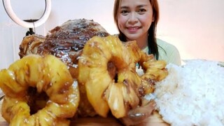 CHICKEN HAMONADO MUKBANG