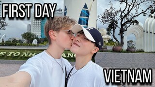 Our First Day in Vietnam 【Cute Gay Couple】