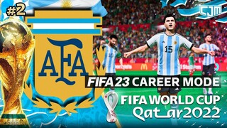 FIFA 23 Argentina Career Mode | World Cup 2022 | Julián Álvarez Jadi Starter Lawan Mexico #2