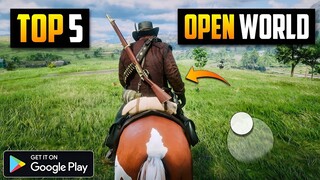 Top 5 OPEN WORLD Games For Android 2022 l High Graphics (Online/Offline)