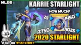 STARLIGHT KARRIE SKIN - 2020 STARLIGHT EDITION - HOW MUCH DID WE SPEND?? - MLBB WHAT’S NEW? VOL. 88