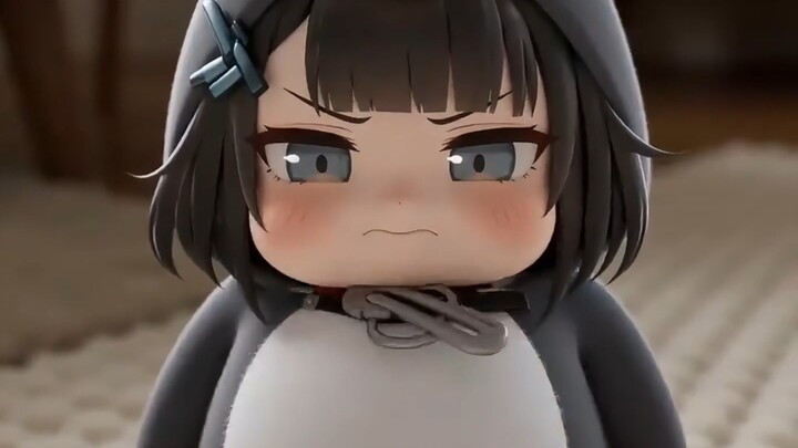 [Little Penguin’s Daily Life] I’ve blown Little Guga up so much he’s turned into a balloon!