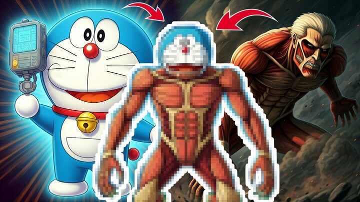 Gua coba gabungin Doraemon dan Armor Titan Begini Hasilnya !!! W_Art X RWPP ART