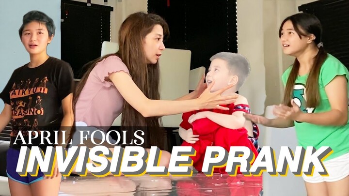 APRIL FOOLS DAY INVISIBLE PRANK ON MY LITTLE BROTHER