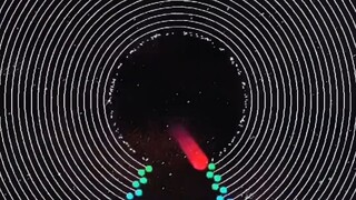 球能够逃离正在收缩的环形圈吗？ #几何图形