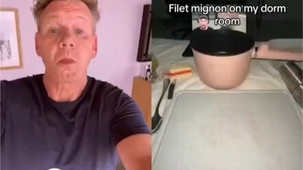 Gordon ternyata punya sikap yang sangat baik terhadap orang biasa yang serius memasak, hahaha!