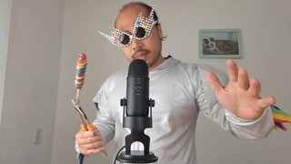 ASMR Huge Wrench Pipe Twisted Lollipop ASMR 🍭 Eating Sounds, Mouth Sounds & Licking 🍭