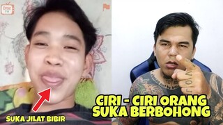 SUKA JILAT BIBIR SENDIRI CIRI ORANG YANG SUKA BERBOHONG - PRANK OME TV