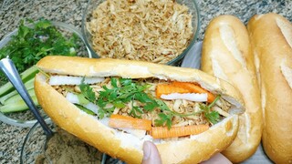 Cách làm BÁNH MÌ GÀ XÉ - Món Ăn Ngon Mỗi Ngày