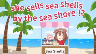 【沁英語】she sells sea shells by the sea shore??