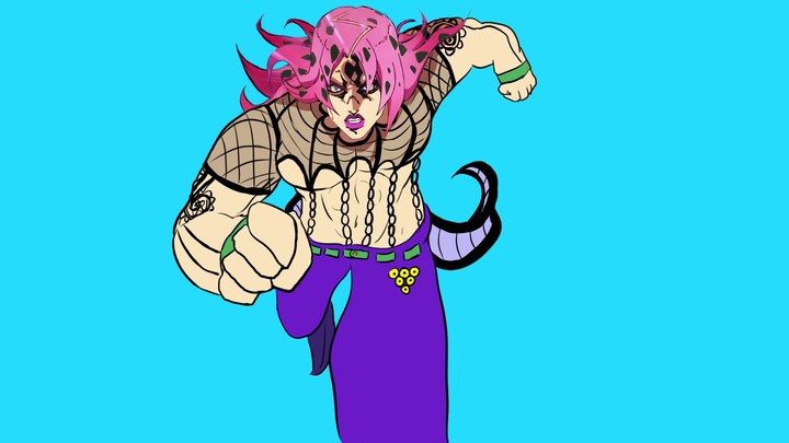 【JOJO】Contoh penggunaan Diavolo BB+ yang tidak bisa dihentikan