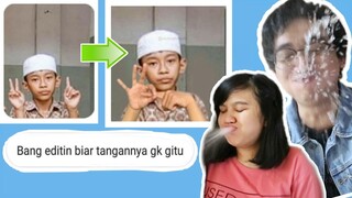 TAHAN TAWA PAKE AIR !! CUMAN ORANG CERDAS YANG GAK KETAWA  !! WKWKWK