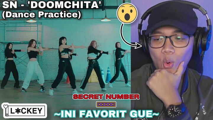 SUKA BANGET CHOREO INI🤩|| SECRET NUMBER "둠치타(DOOMCHITA)" Dance Practice || REACTION (Indonesia)