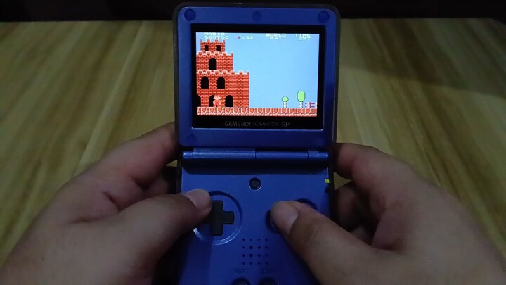 Super Mario Bros. on Gameboy Advance SP: World 8-1