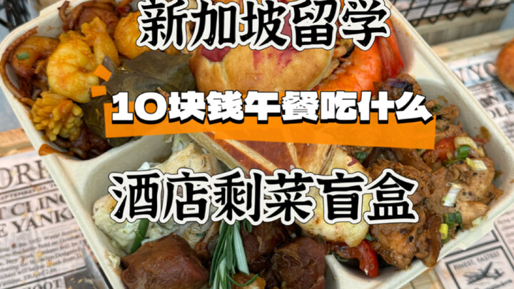 Apa yang bisa dimakan untuk makan siang 10 dolar di Singapura? Kotak misteri sisa makanan hotel!