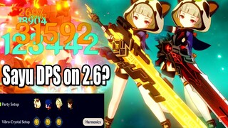 Sayu C6 DPS on 2.6? - My Sayu Hitting 150k DMG Per Kick - Unforged & Gravestone Showcase