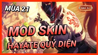 Mod Skin Hayate Quỷ Diện Mới Nhất Mùa 21 Full Hiệu Ứng Không Lỗi Mạng | Yugi Gaming