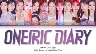 [UPGRADED] IZ*ONE (아이즈원) - Oneiric Diary (幻想日記) HIGHLIGHT MEDLEY [Color Coded Lyrics/Han/Rom/Eng]