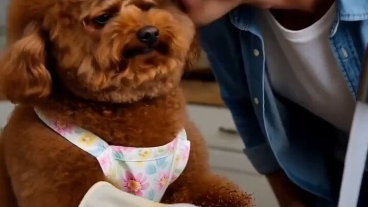grumpy cute littlenpoodle