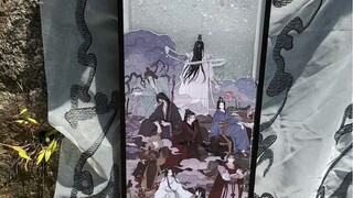 做了个15cmX66cm的大长板子流沙相框 天官赐福篇