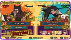 KANKURO KECIL VS HIRUZEN - NARUTO ULTIMATE NINJA 5 ANDROID GAMEPLAY