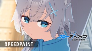 Shiroko (1st Class) • Blue Archive Speedpaint