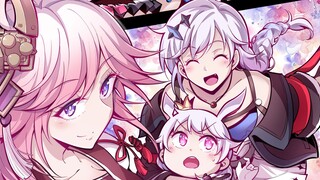 [ภาพวาดดิจิทัล] รวมสาว ๆ จากเกม Honkai Impact 3rd