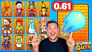 NUEVO EMOTE ESPECIAL y NUEVAS SKINS *NAVIDAD* en STUMBLE GUYS 0.61! 😱