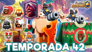 TODO SOBRE LA TEMPORADA 42 DE CLASH ROYALE EMOTES, SKINS Y PASS ROYALE SNEAK PEEK  ✨Sergio1722