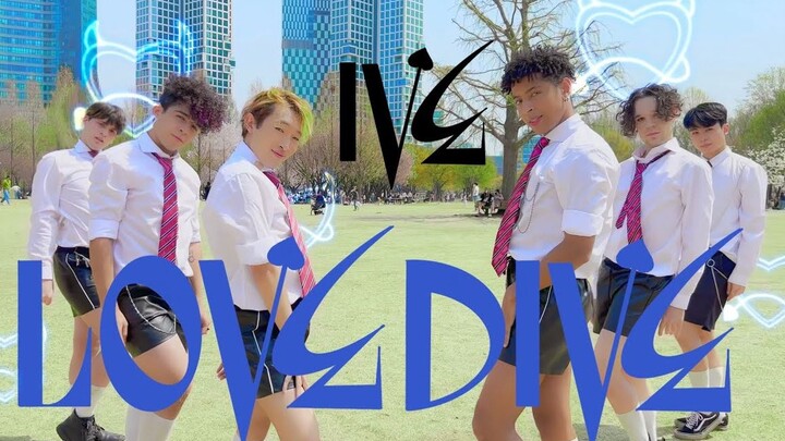 Brazilian boys cover IVE's "Love Dive" in Korea! [B2 Dance Company]