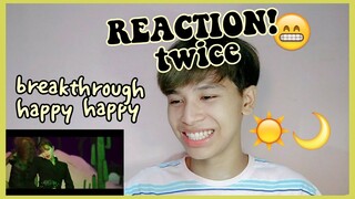 REACTING TO TWICE 'HAPPY HAPPY and BREAKTHROUGH' (HAHAHA) | Sean Gervacio