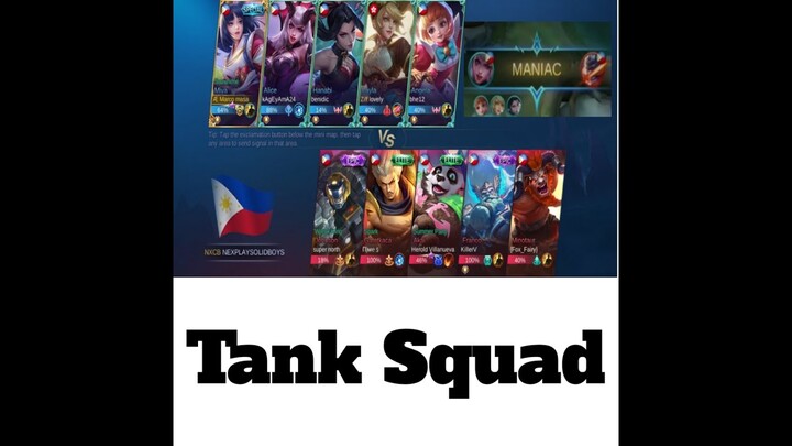 Tank Squad  Maniac pa alice namin