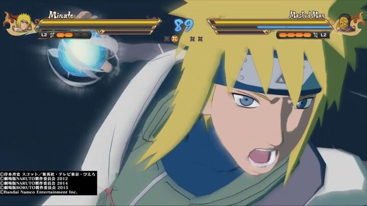 Naruto X Boruto Ultimate Ninja Storm Minato Vs Masked Man (Obito)