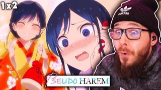 100 Girlfriends in ONE 😳 | Pseudo Harem Episode 2 REACTION!