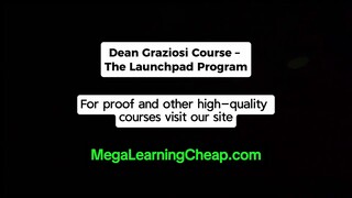 Dean Graziosi Course – The Launchpad Program