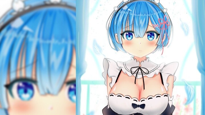 [Dynamic Wallpaper] Shy Rem is so cute!