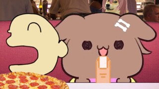 FURBALL KORONE EATING IS THE CUTEST THING EVER!!!