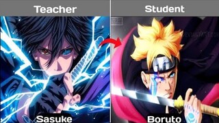 All Teacher and Their Students in Naruto and Boruto