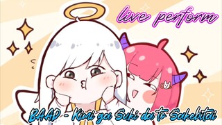 BAAD - Kimi ga Suki da to Sakebitai (live singing) || #JPOPENT #bestofbest
