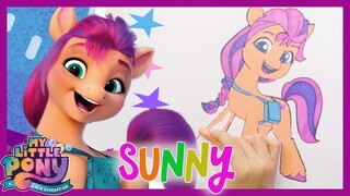 My Litte Pony Bahasa Indonesia  🦄 Sunny karakter baru | halaman mewarnai | Generasi 5