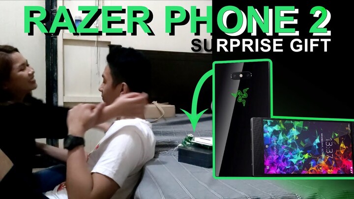 XMAS SURPRISE ni GF !🔥 RAZER Phone 2 + AMBAKSING(unboxing unboxingan)