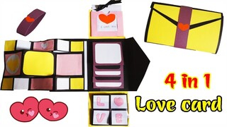 LOVE CARD - Hướng dẫn làm thiệp dán ảnh ghép nhiều chi tiết