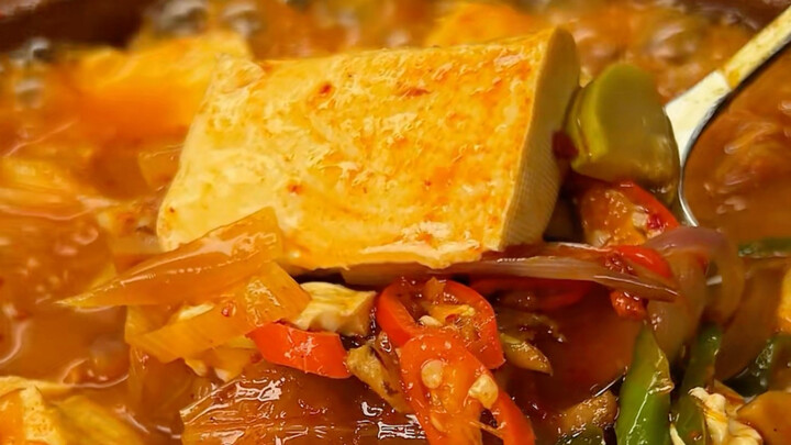 [Rasa Shin Ramyun! Sup Kedelai Muda Kimchi Pedas Asam yang Menggugah Selera]