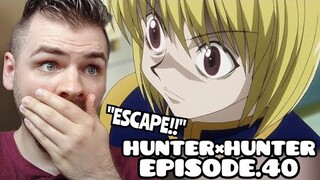 THE TRAP IS SPRUNG??!! | HUNTER X HUNTER - Episode 40 | New Anime Fan | REACTION!