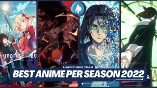 Best Anime Per Season in 2022 | Anime Review