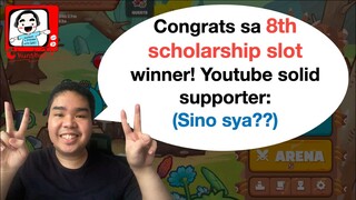 8th axie scholarship winner | 2,300 subs celeb |GOOD NEWS AT BAD NEWS...