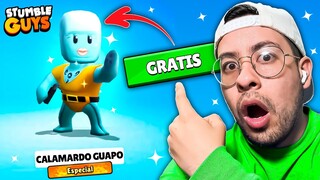 SKIN DE "CALAMARDO GUAPO OCULTA" en STUMBLE GUYS😱